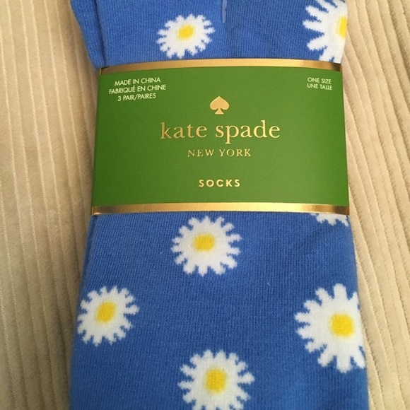 3 pack Kate Spade Socks! Super Cute NWT 3 Designs - Picture 3 of 4