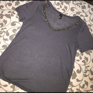 Grey sparkly top from H&M