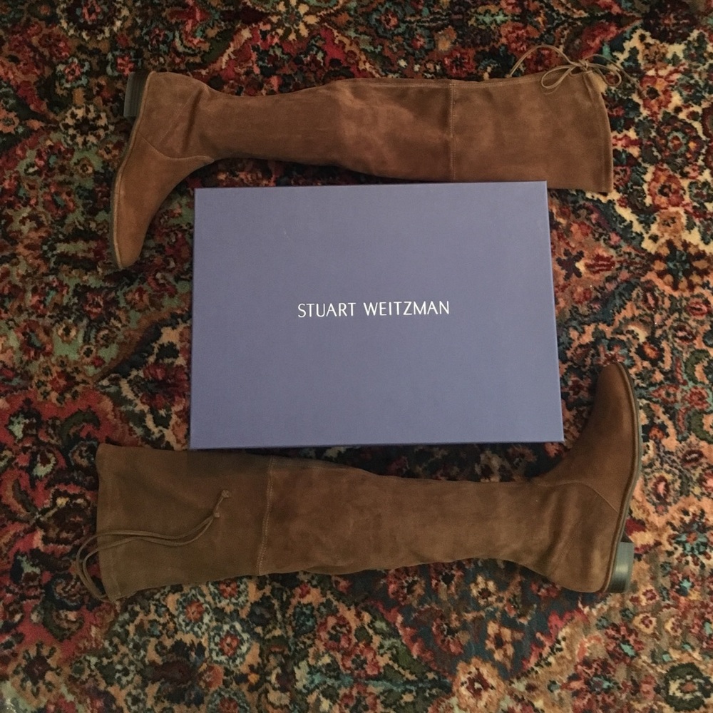 NWT Stuart Weitzman Lowland OTK Boot 8.5N