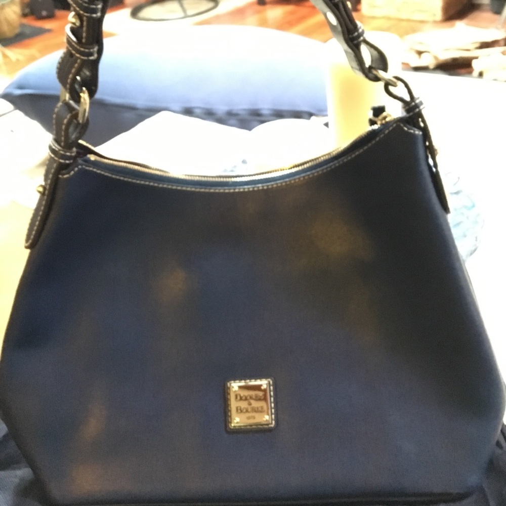 Navy Dooney and Bourke satchel