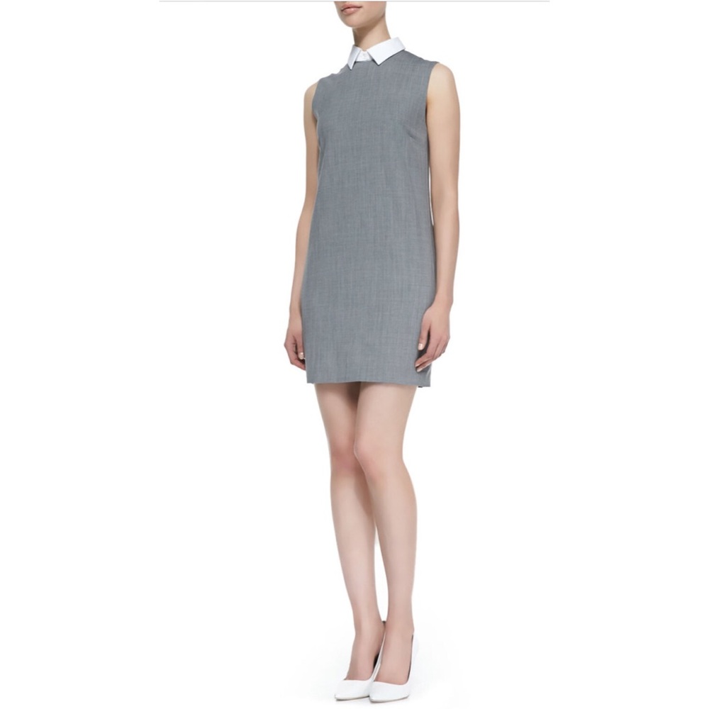 Theory Peter Pan Collar Shift Dress