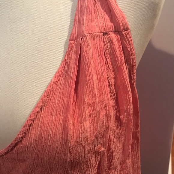 Light pink silk banana republic tank top - Picture 2 of 2
