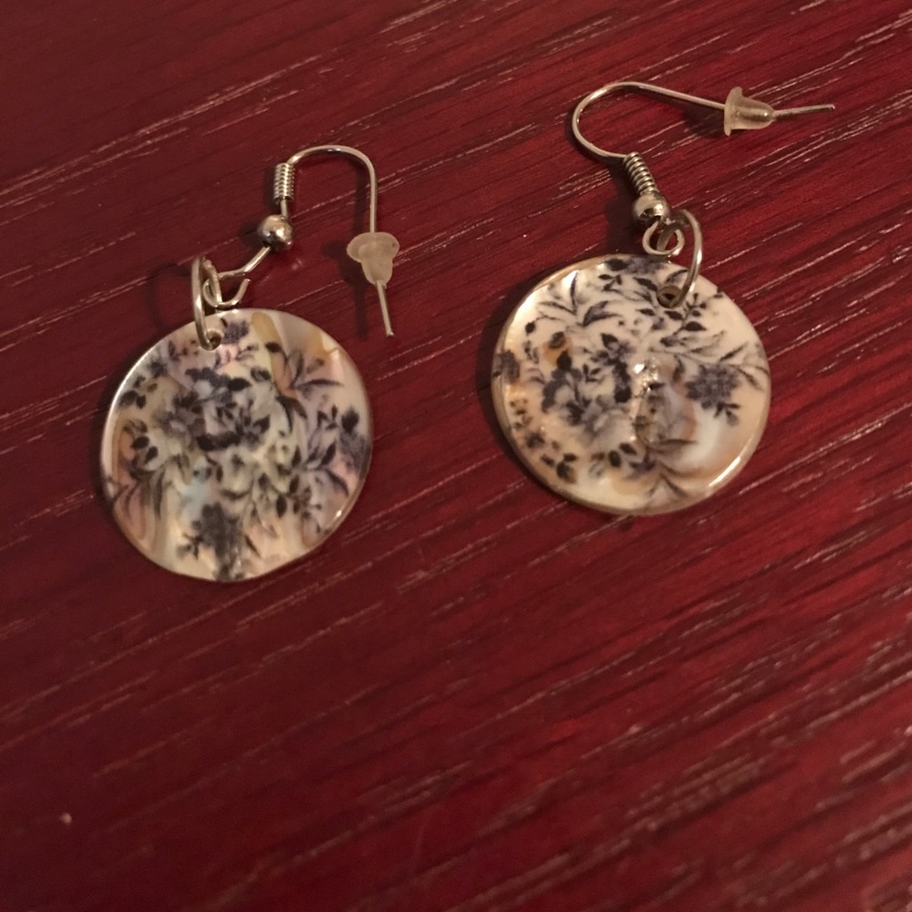 Iridescent earrings