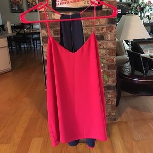 Red tank top