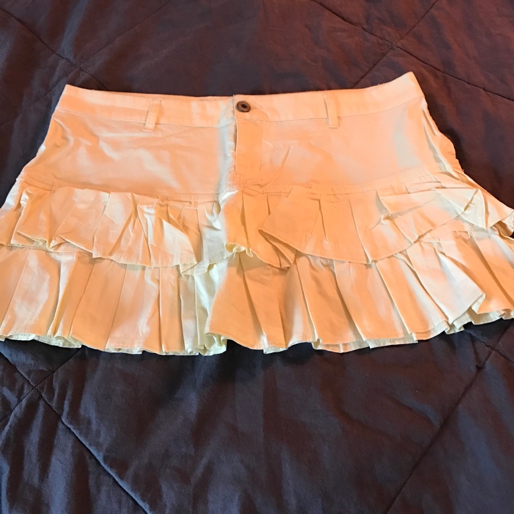 Pale Yellow Skirt