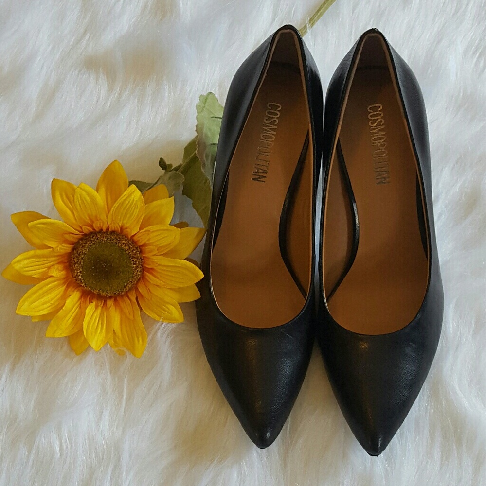 🎉HP🎉😍👠 NWOT Leather Cosmopolitan high heels