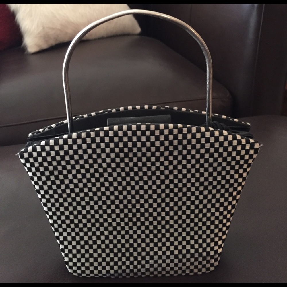 Black & silver handbag
