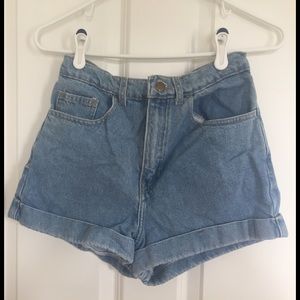American Apparel HW denim shorts - size 28