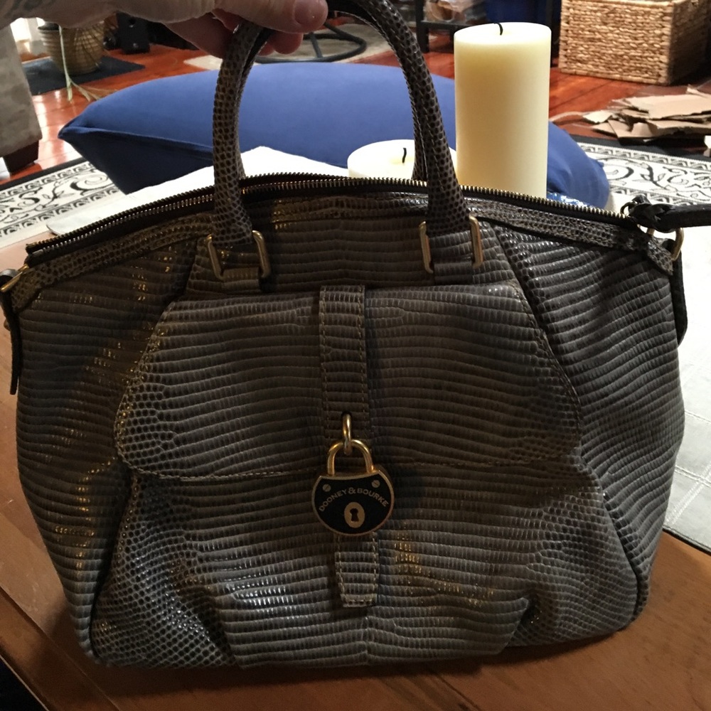 Gray Dooney and Bourke satchel