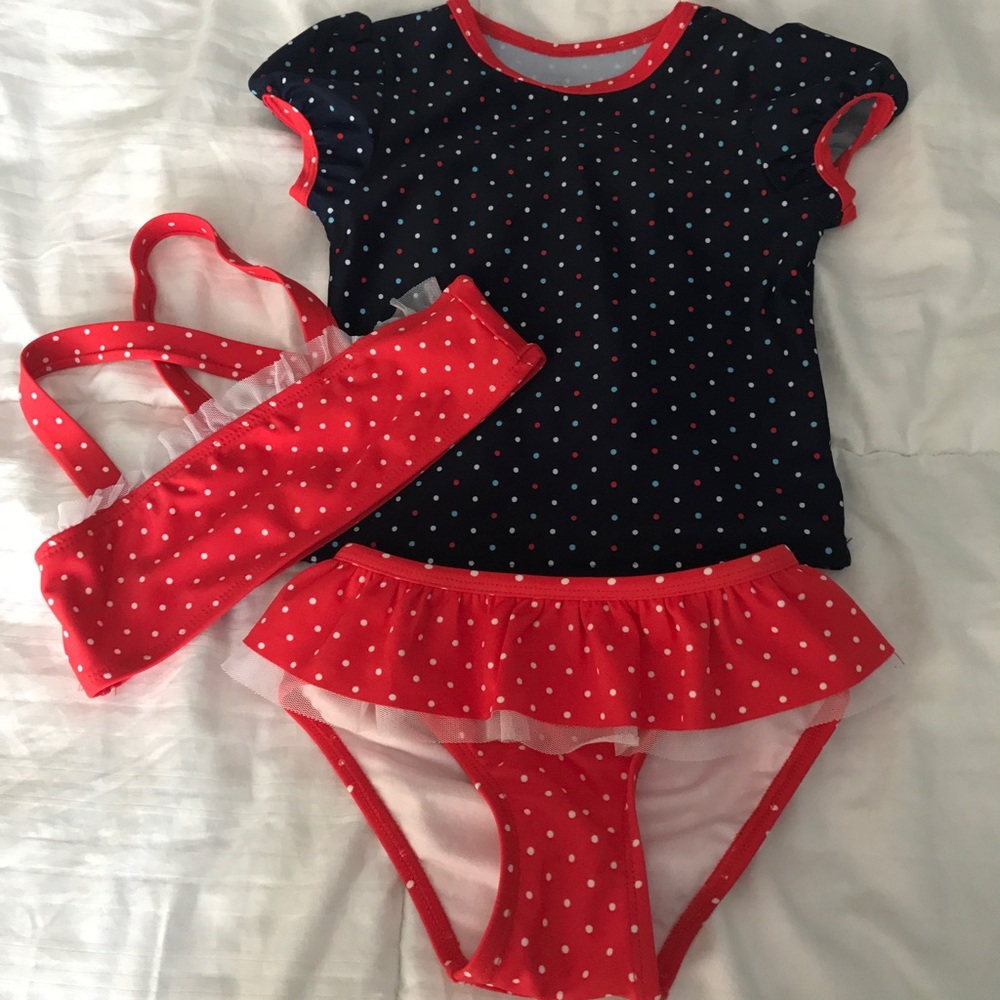 Toddler 3 Piece Swimsuit