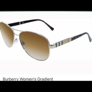 AUTHENTIC BURBERRY AVIATOR SUNGLASSES