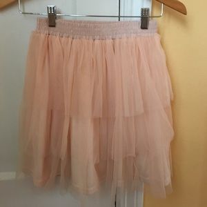 Tiered mini skirt