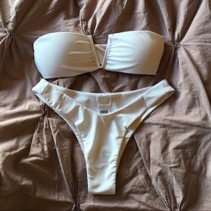 Coco Jane white bikini