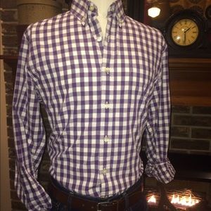 Men's J.Crew long sleeve button down plaid shirt