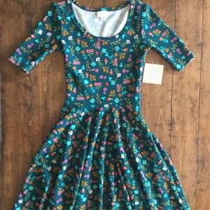 LuLaRoe Nicole Dress Size XS