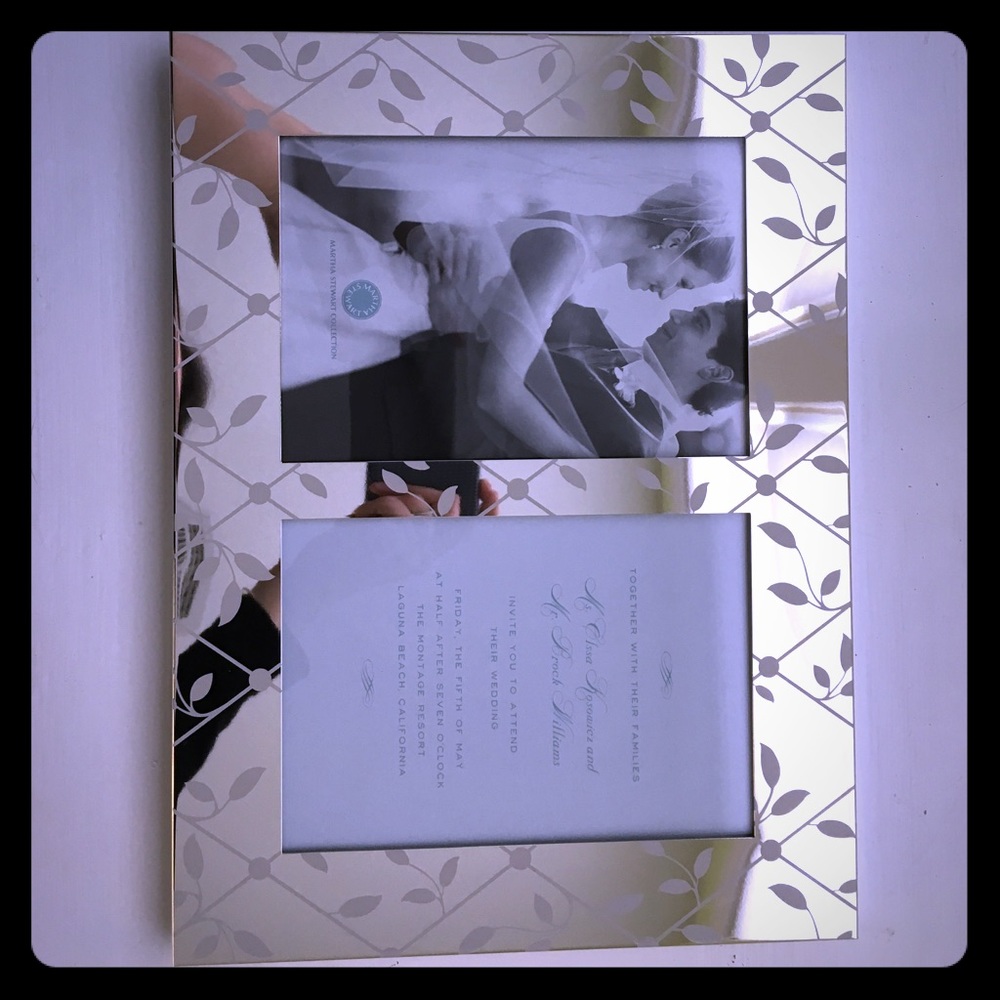 Brand new Martha Stewart silver frame