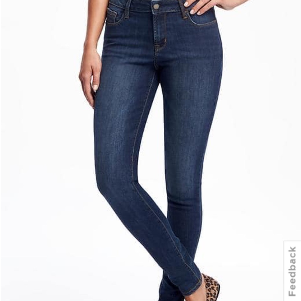 Old Navy Mid-Rise Rockstar Jeans
