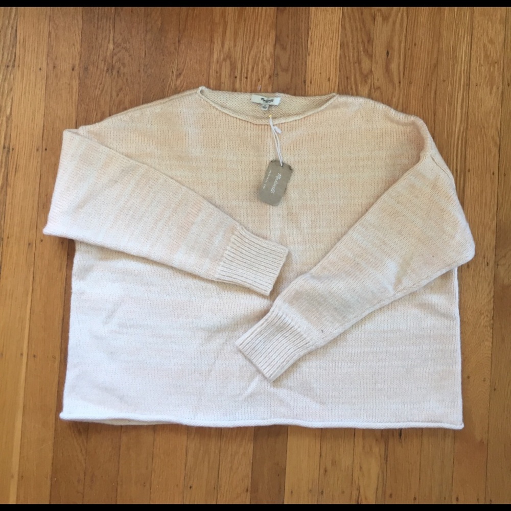 NWT Madewell cropped sweater