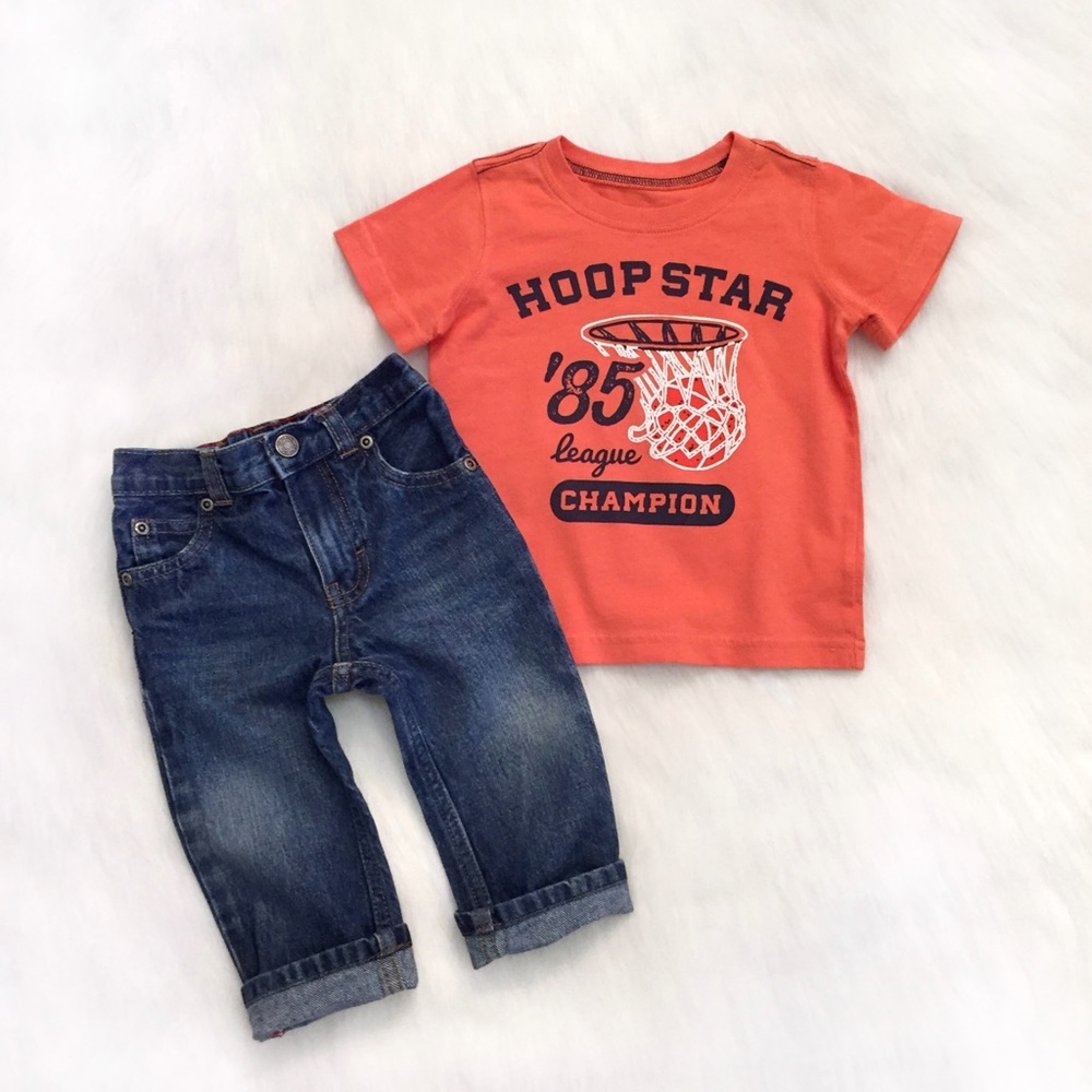 Carter's t-shirt & jeans bundle