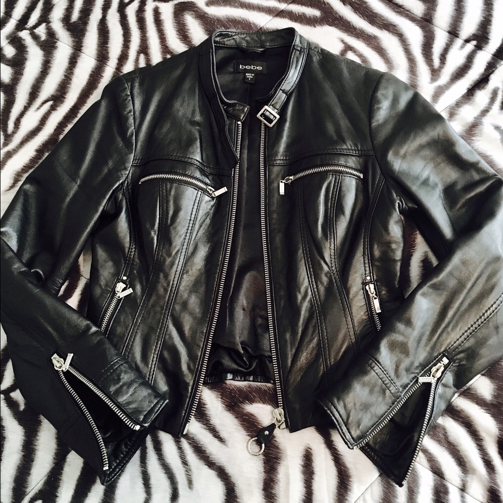 💋💄RESERVED LEATHER BEBE Jacket 💋💄