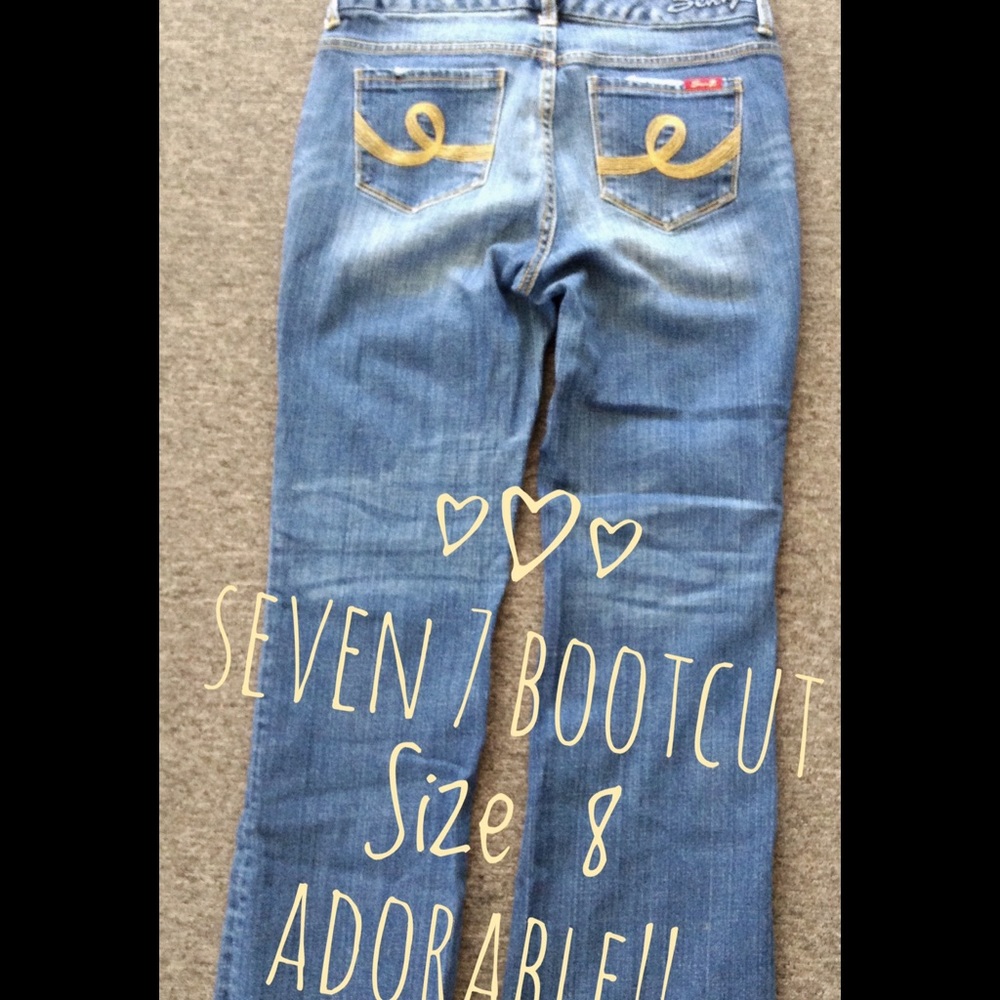 Seven 7 Bootcut Jeans Size 8 Very Cute!!