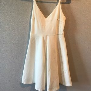 White Skater Dress