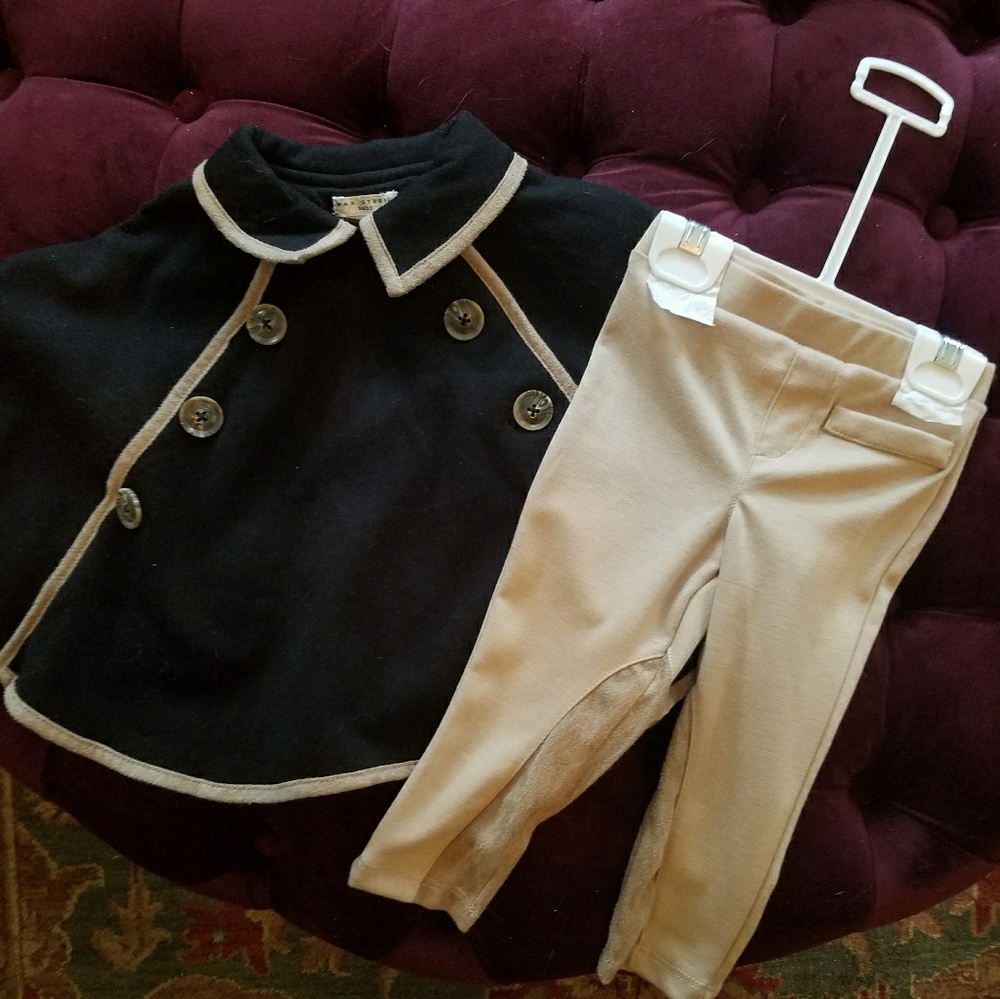Chic Max Studio Cape and Riding Pant - 12M