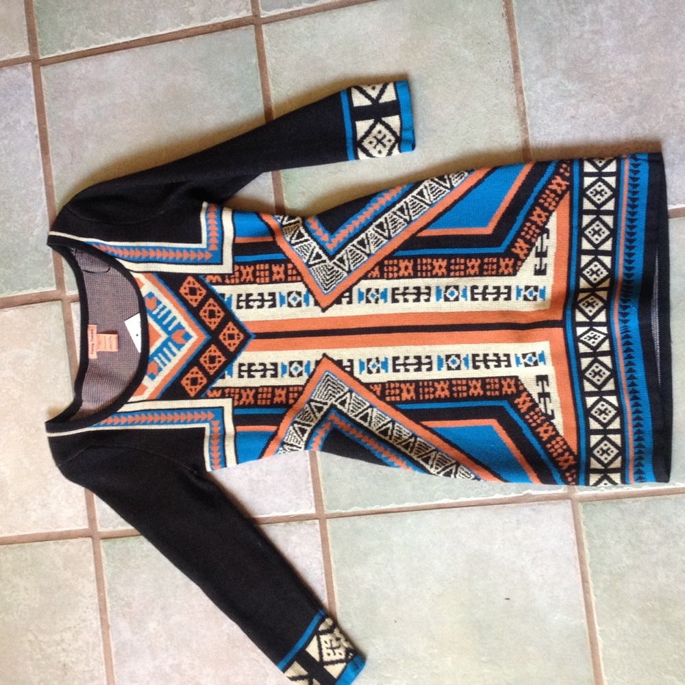 Anthropologie flying tomato asymmetric dress sm