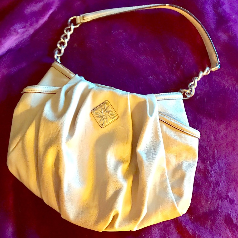 Vera Wang Cream Color hobo Handbag-