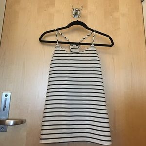 Black & White Striped Blouse