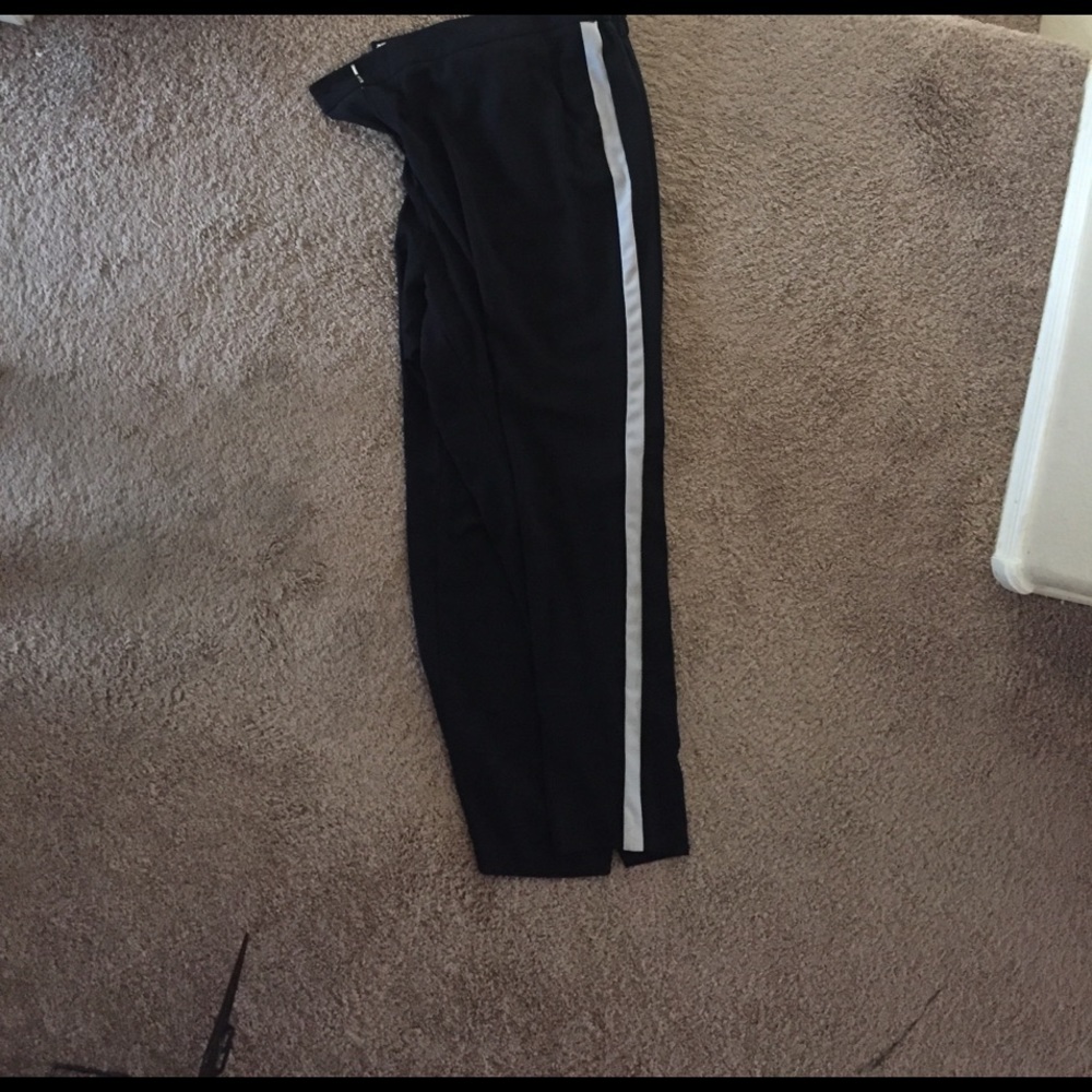 Lane Bryant 18/20 slacks. Black with tan stripe