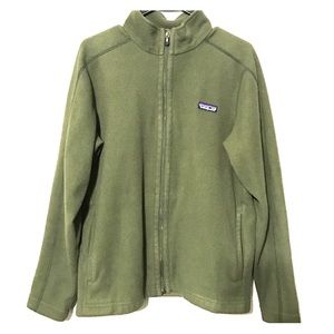 ⛰PATAGONIA FLEECE JACKET 🏕 : Size M--Green