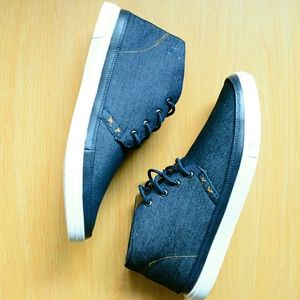 Giraldi Men's Blue Denim Casual Lifestyle Shoes
