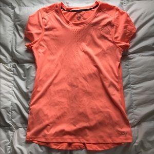 Orange work-out shirt
