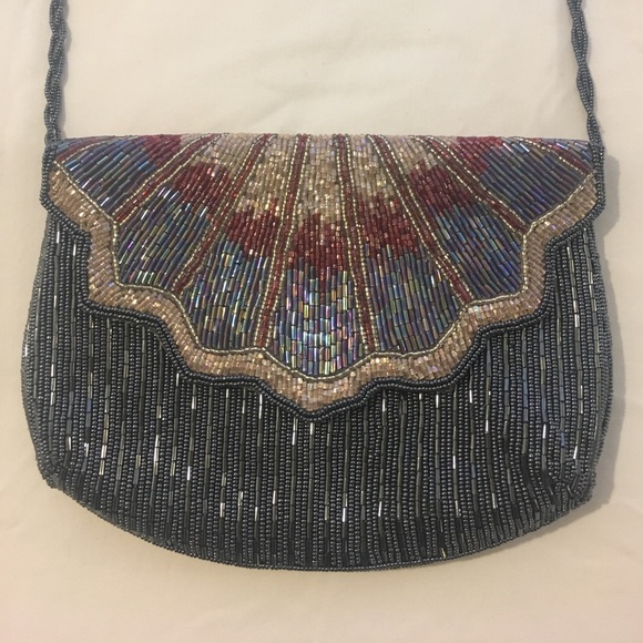 Handbags - NWOT Beaded Evening Bag