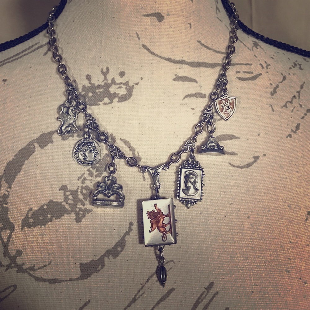 Robin Steele griffin necklace