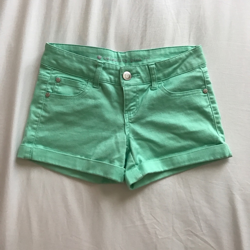 Mint green shorts! Barely worn.