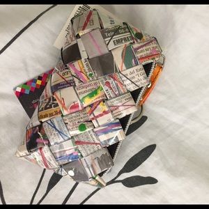 Recycled wrapper wristlet