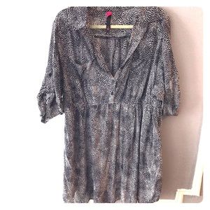 Shirtdress w/ Elastic Waist