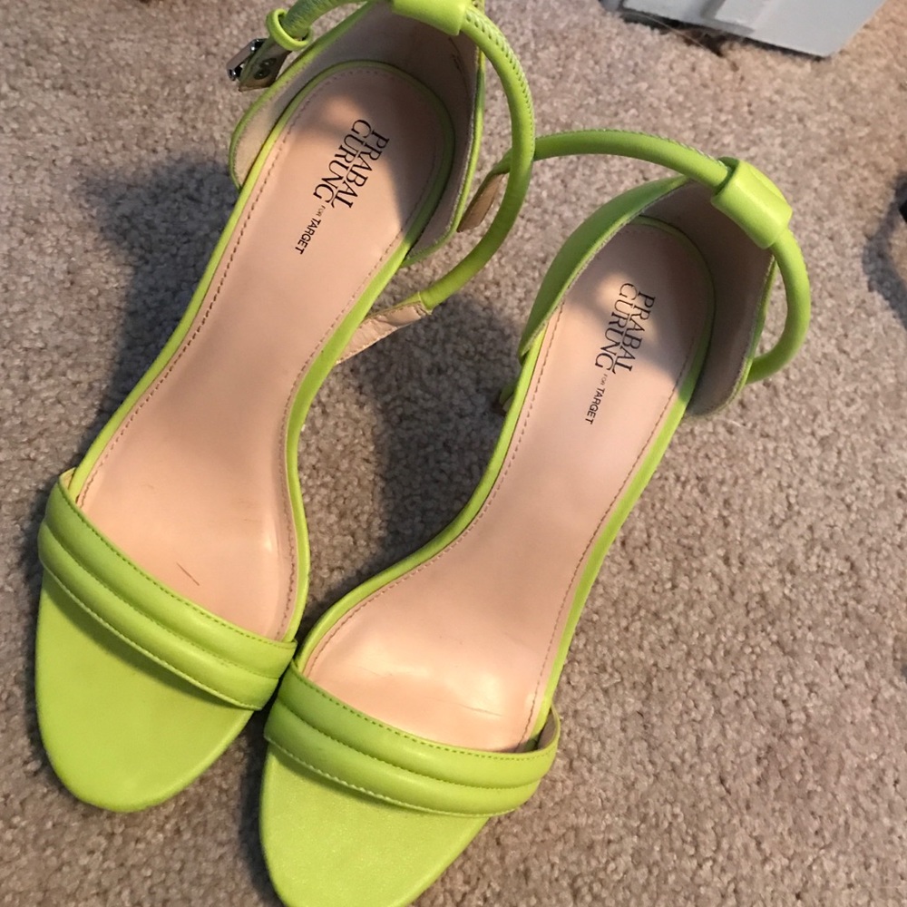 Prabal Gurung: Neon green  sandal