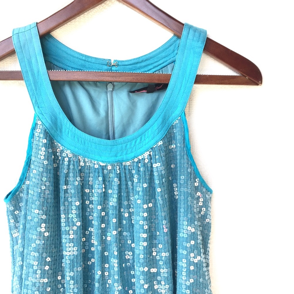 Betsey Johnson Dress, blue sequined