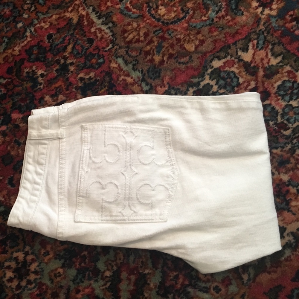 Tory Burch White Denim Jean Size: 30