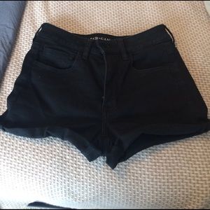 Black American Eagle Shorts