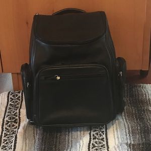 Never used genuine leather back pack!