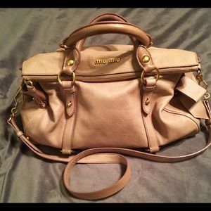 Miu Miu Vitello Lux Bow Bag. Authentic!!