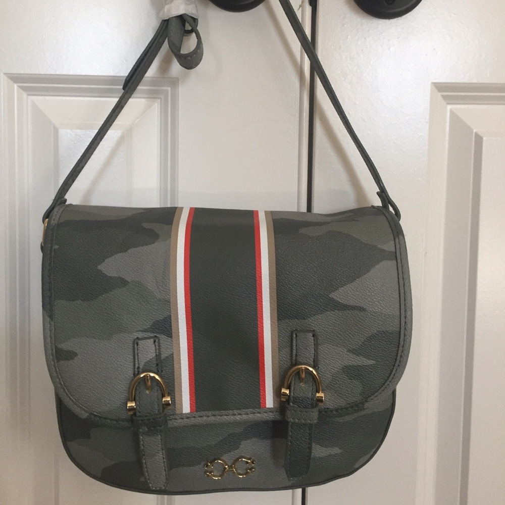NWT C. Wonder camo saddlebag crossbody