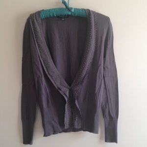 Banana republic embellished V-neck cardigan