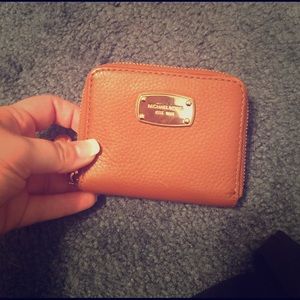 Michael Kors small brown wallet