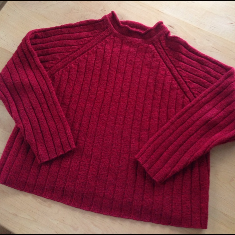 Sweater - Beautiful Red Marled