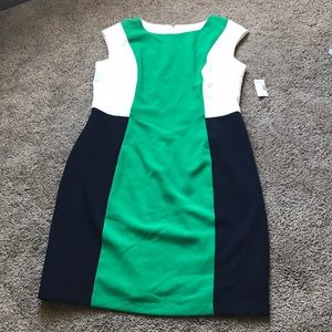 Dress Barn Colorblock Dress